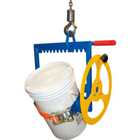 Hoist Mounted Pail Carrier & Rotator - 200 Lb. Capacity