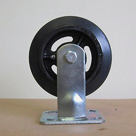 8" Mold-on Rubber Rigid Caster for Little Giant Carts