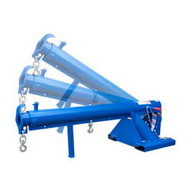 Adjustable Pivoting Forklift Jib Boom Crane 3000 Lb. 24" Centers