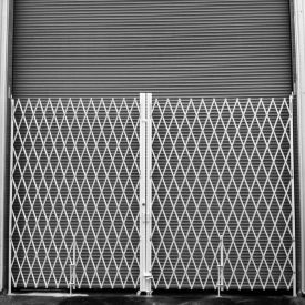 Double Folding Gate 16'W to 18'W and 7'6'H In Use 8' Collapsed Height