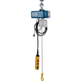 250 Lb. Variable Speed Electric Chain Hoist, 13' Lift, 0-49 FPM, 115V