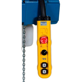 1/4 Ton Electric Chain Hoist, 13' Lift, Variable Speed, 220V