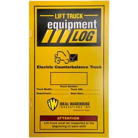 Replacement Log Book for Electric Counterbalance Forklift