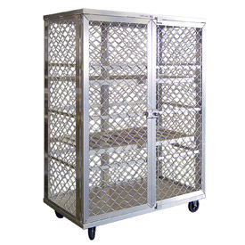 New Age 97621 Aluminum Amplimesh Security Cage Truck 49 x 26-3/4 x 71