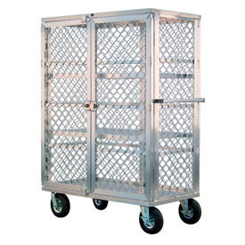Aluminum Amplimesh Security Cage Truck 49 x 26-3/4 x 68-3/4