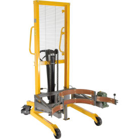 Portable Drum Lifter & Positioner With 53" Lift/Rotate Clamp Cradle, 550 Lb. Capacity