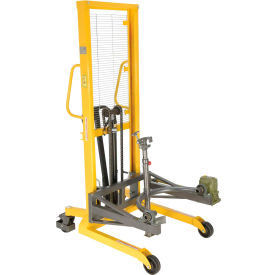 Portable Drum Lifter-Positioner 53" Lift-Rotate Jaw Cradle