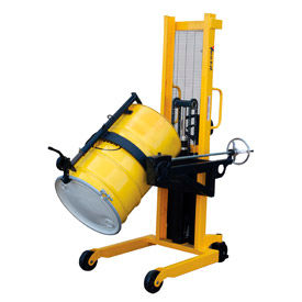 Portable Drum Lifter-Positioner 68" Lift-Rotate Clamp Cradle