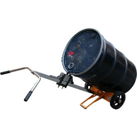 Tilt Back Drum Truck with Polyurethane Wheels 1000 Lb. Capacity