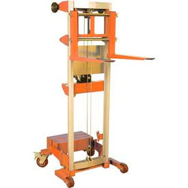 Counterbalanced Hand Winch Lift Truck 400 Lb. 120" Lift