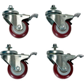 Optional Caster Kit for Plastic Pail Lid Press / Closer