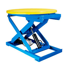 OPTIMUS Lift2K Lift Table 43" Dia. Turntable 2000 Lb. Cap. Hand Control