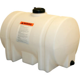 65 Gallon Plastic Storage Tank - Round with Leg Supports