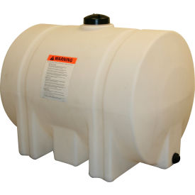 125 Gallon Plastic Storage Tank - Round with Leg Supports