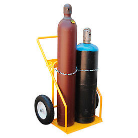 Vestil Economical Welding Cylinder Cart Cylinder Capacity: 2 Cylinders