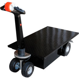 Battery Powered Traction Drive Platform Truck 750 Lb. Cap.