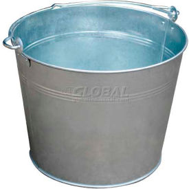 Galvanized Steel Bucket 3-1/4 Gallon Capacity