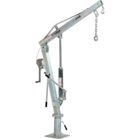 Galvanized Steel Winch Operated Pickup Truck Jib Crane 2000 Lb.