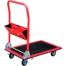 Folding Platform Truck with Storage Pocket 330 Lb. Cap.