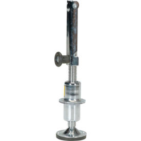 Chrome Steel Leveling Jack 4-1/2" to 13-1/2" 5000 Lb. Cap.