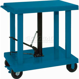 Work Positioning Post Lift Table Foot Control 48x32 4000 Lb.