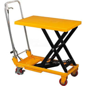 Mobile Single Scissor Lift Table 1100 Lb. Capacity