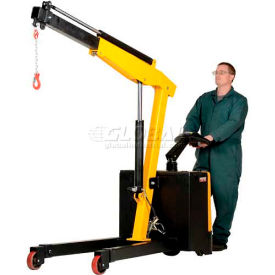 Electric Powered Lift & Drive Floor Crane - 2500 Lb. Capacity