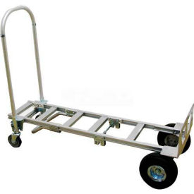 Spartan Sr. Aluminum 2-in-1 Hand Truck 220144 No-Flat Wheels