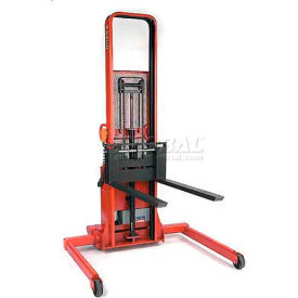 Battery Powered Lift Truck 2000 Lb. 86"H Adj. Strd. 42" Forks