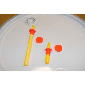 Vertical Polyethylene Plastic Pop-Up Drum Gauge - 11"L