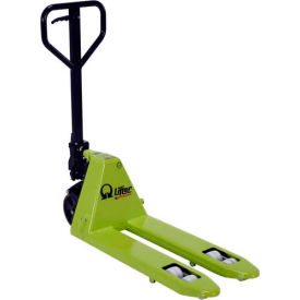 Manual Pallet Jack, Narrow Forks, 5500 lb. Capacity, 16"W x 32"L Forks
