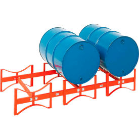 Portable 3 Drum Rack 71-1/2"L 2400 Lb. Cap.
