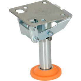 Floor Lock with Polyurethane Foot Pad for 5" Casters