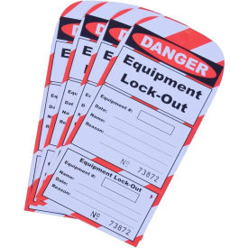 Replacement Box of 25 Tags for Forklift Lock-Out Guard Kit