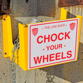 Wheel Chock Holder 11-1/4"W x 8-1/3"D x 16"H