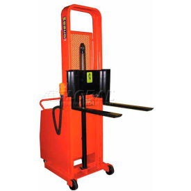 Battery Powered Lift Counter Balanced Stacker 64"H 25" Forks