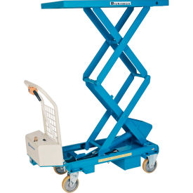 MobiLift Battery Powered Double Scissor Lift Table BX-50WB 1100 Lb Cap