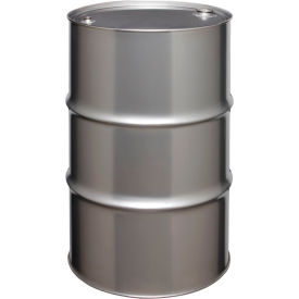 Stainless Steel 55 Gallon Closed Head