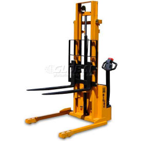S22 Fully Powered Straddle Stacker 2200 Lb. 96" Lift
