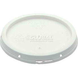 Tear-Tab Lid for 1 Gallon Open Head Plastic Pails - White