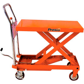 Portable Manual Scissor Lift XP24-10 1000 Lb. Cap. 24x36