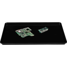 Conductive ESD Tray, 26"L x 18"W, Black