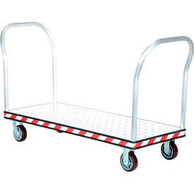 Aluminum Treadplate Deck Platform Truck 2 Handles 3600 Lb. Cap.