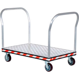 Aluminum Treadplate Deck Platform Truck 2 Handles 3600 Lb. Cap.