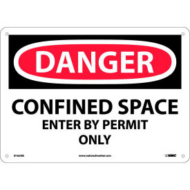 Safety Signs - Danger Confined Space - Aluminum