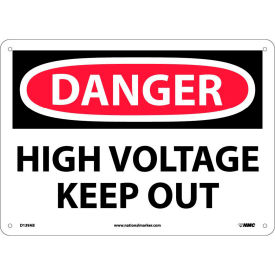 Safety Signs - Danger High Voltage Keep Out - Aluminum