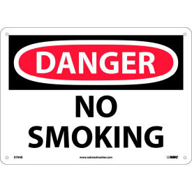 Danger No Smoking Aluminum Safety Sign