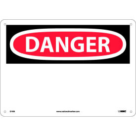 Safety Signs - Danger - Rigid Plastic 10"H X 14"W