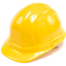 Omega II Hard Hat, 6-Point Mega Ratchet Suspension, Yellow