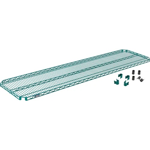 Poly-Green Quick Adjust Wire Shelf 36"W x 18"D